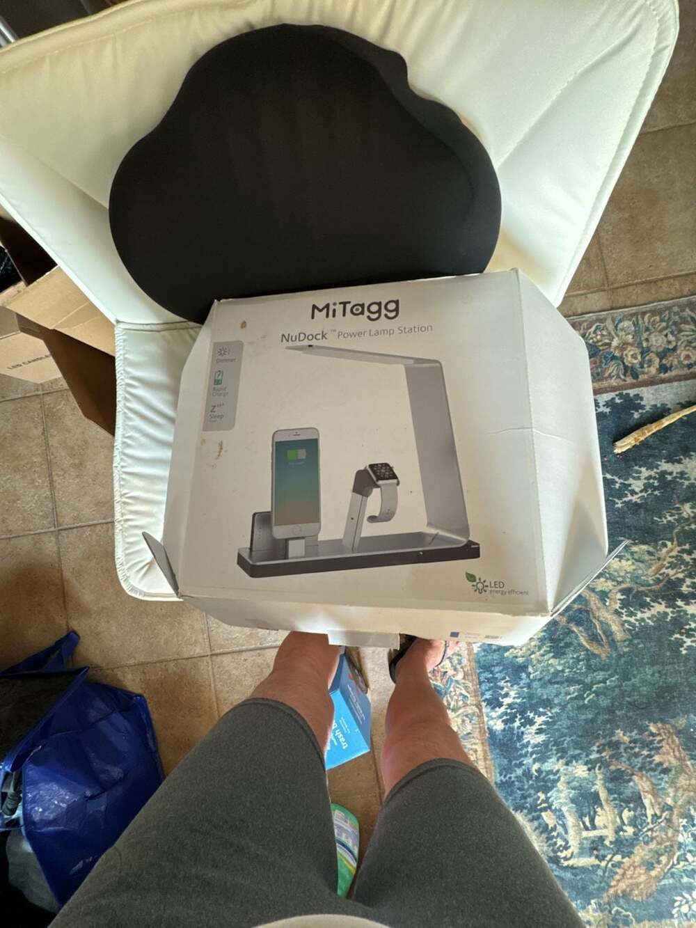 MiTagg NuDock Power Lamp Station Charging Dock for iPhone and Apple Watch